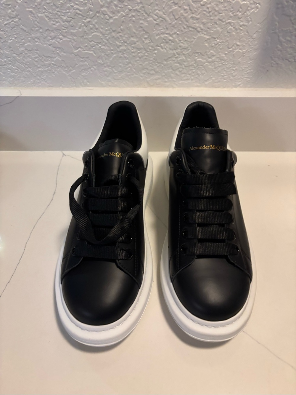 Alexander McQueen Oversized Larry Sneakers White Black EU 41